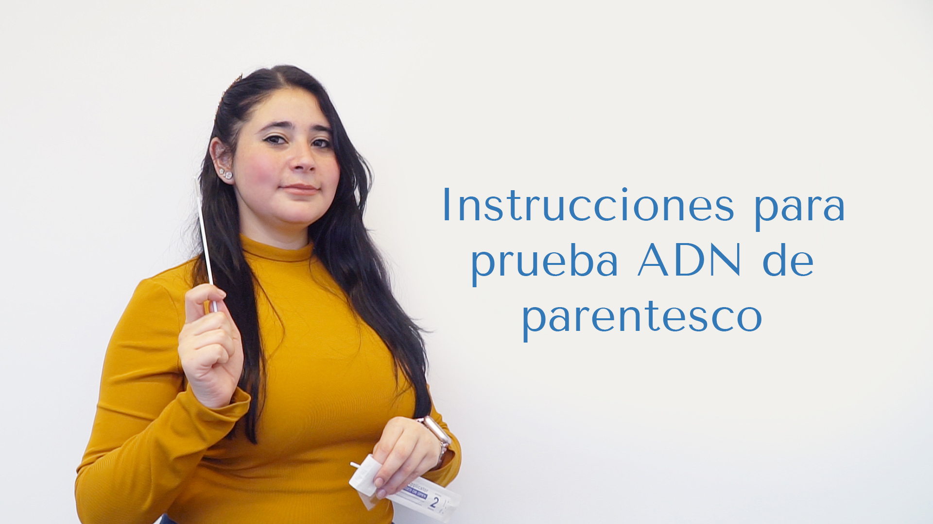 Instrucciones para prueba ADN de parentesco